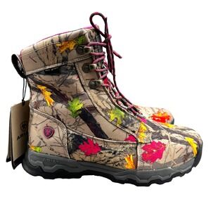 NEW Ariat Hot Leaf 7 Waterproof 400 Gram Hunting Boots Womens 11B Camo Scentmask
